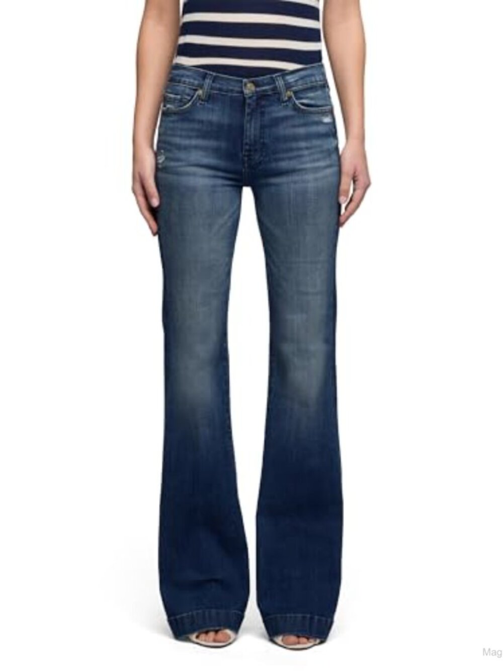 7 for All Mankind Women's Dojo Long in Slim Illusion Jeans